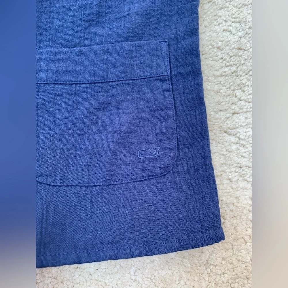 Vineyard Vines NWT Size Small, 7-8, Seastitch Gauze Romper Swim Cover Up